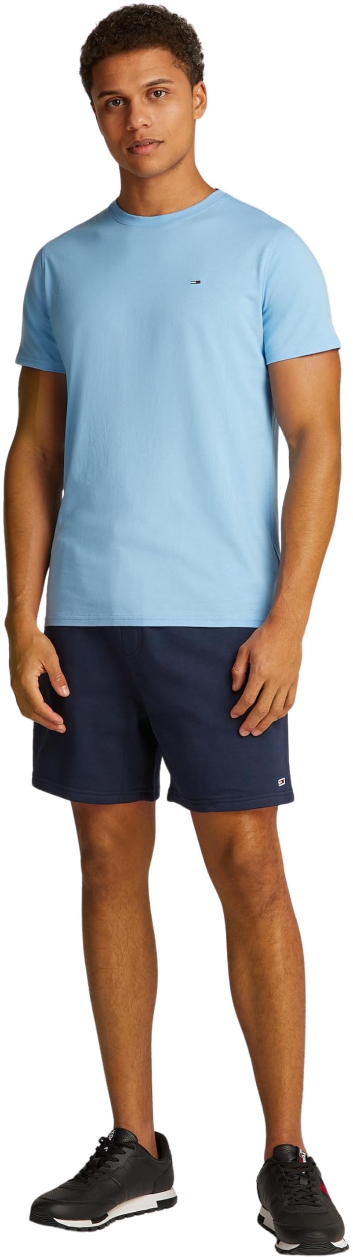 Tommy Jeans Herren Sweatshorts Flag Beach mit Tunnelzug