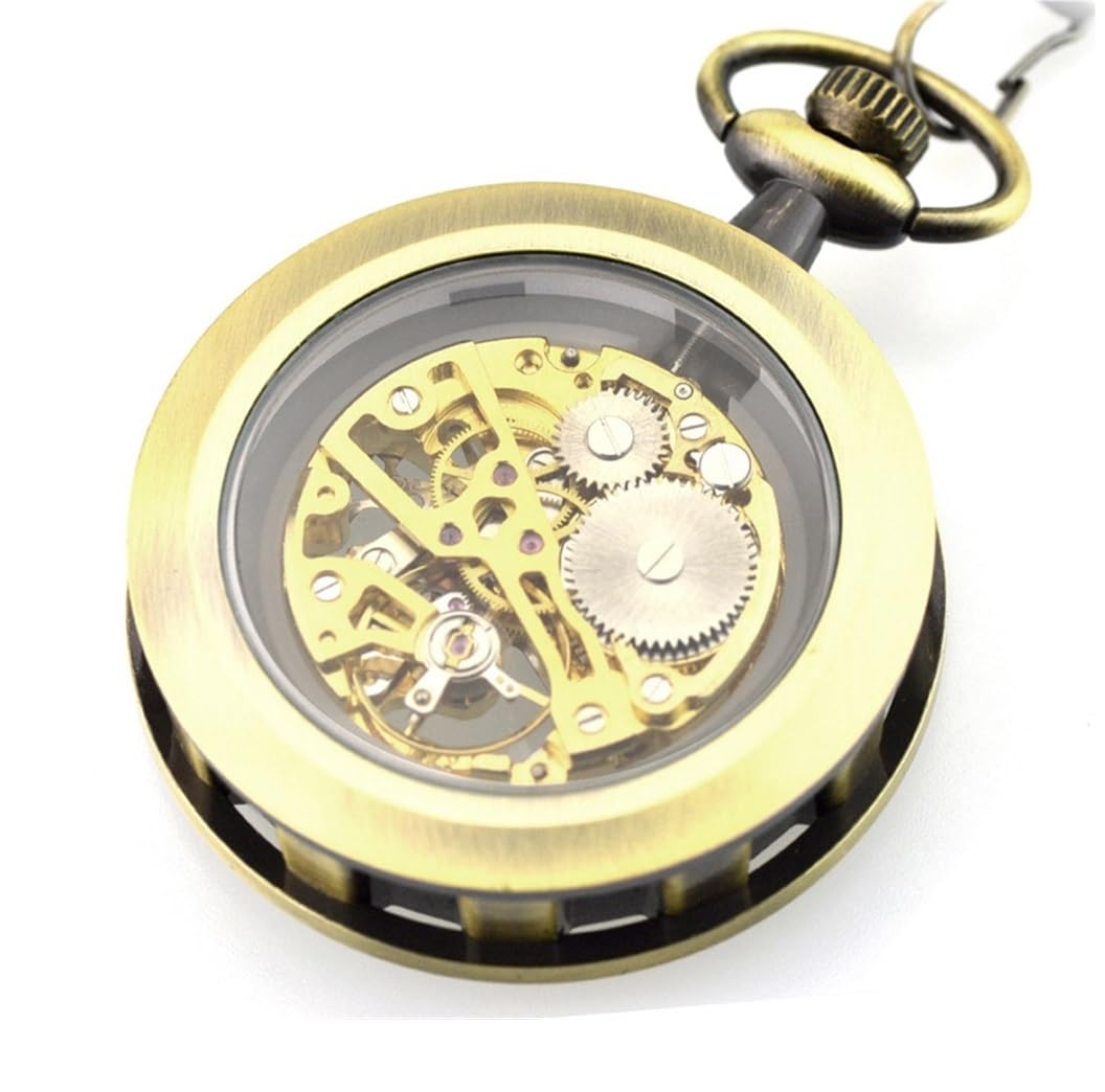 Vintage Zegarek Kieszonkowy Zegarki Kieszonkowe Dla Mężczyzn Vintage Dial Cyfry Rzymskie Skala Mechaniczny Zegarek Kieszonkowy Mężczyzn Elegancki