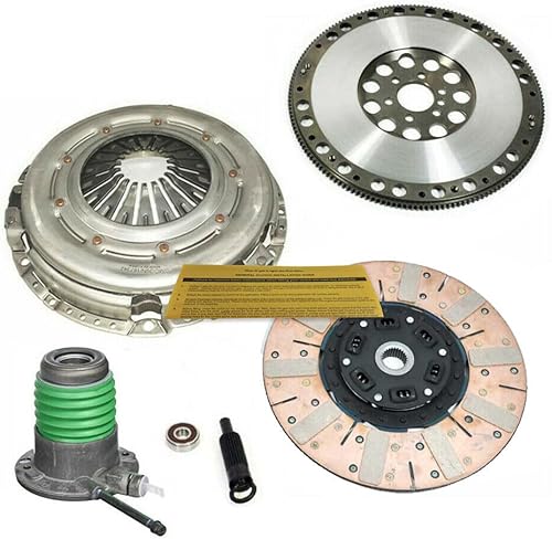 VALEO-EFT DUAL FRICTION CLUTCH KIT+SLAVE+X-LITE FLYWHEEL FOR CHEVY CAMARO SS Z28