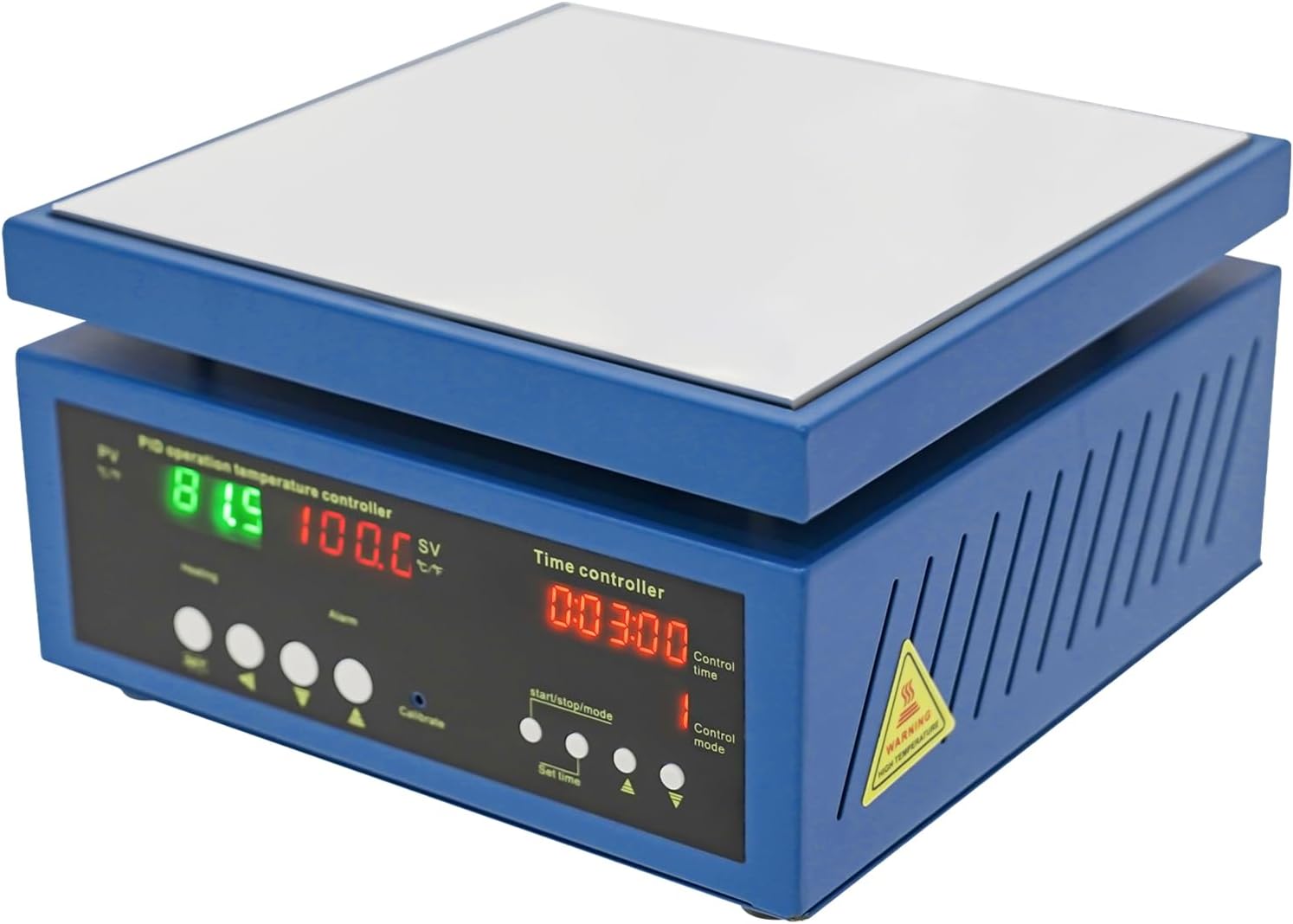 110V 700W Soldering Hot Plate, LED Microcomputer Electric Preheat Soldering Preheating Station High-efficiency Professional Welder Hot Plate, with Real Temperature Display and Time Controller