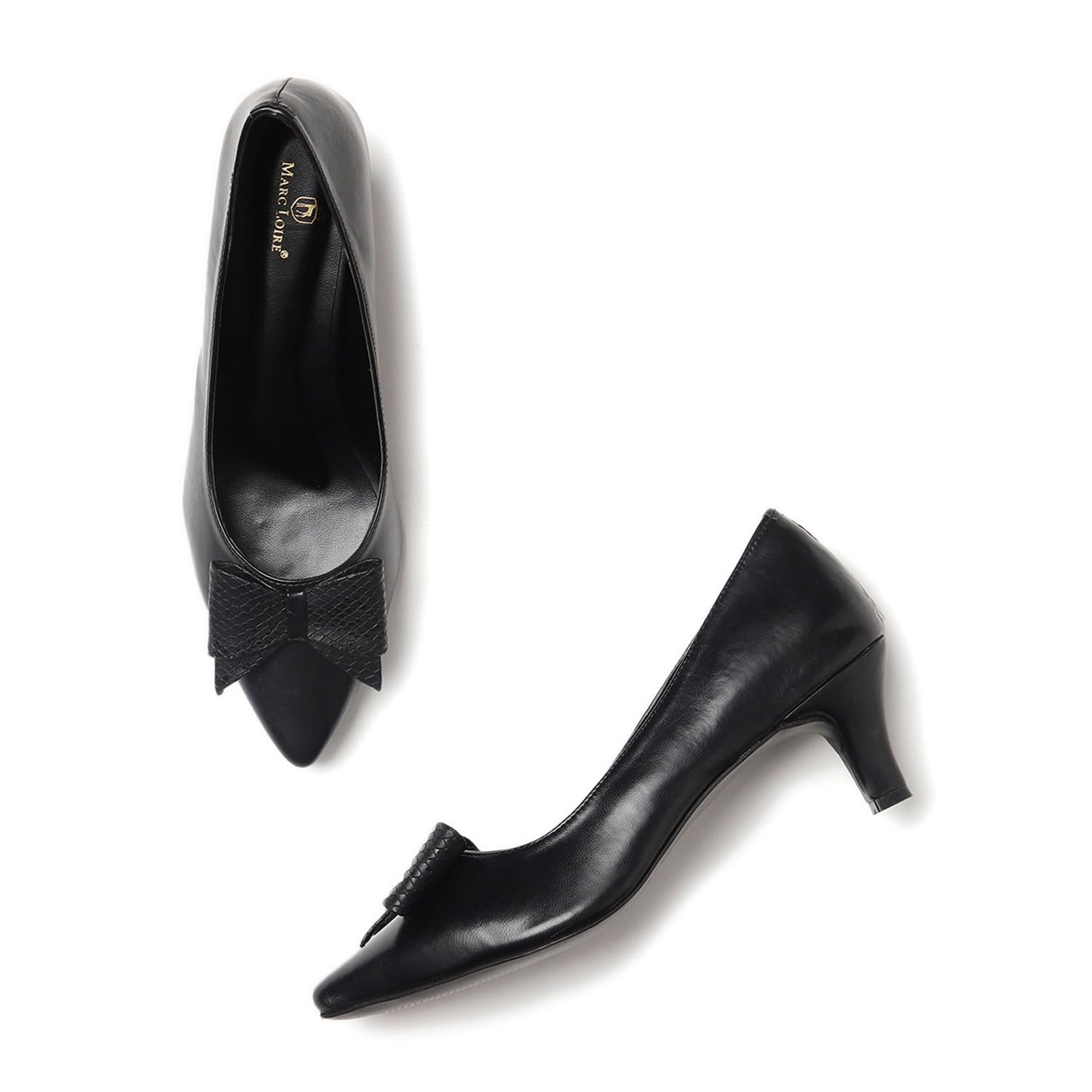 Marc Loire Women’s Smart Casual Kitten Heel Pump Shoes for Every Occassion (Black, 7) (B0D4J4LMCR) Amazon Price History, Amazon Price Tracker