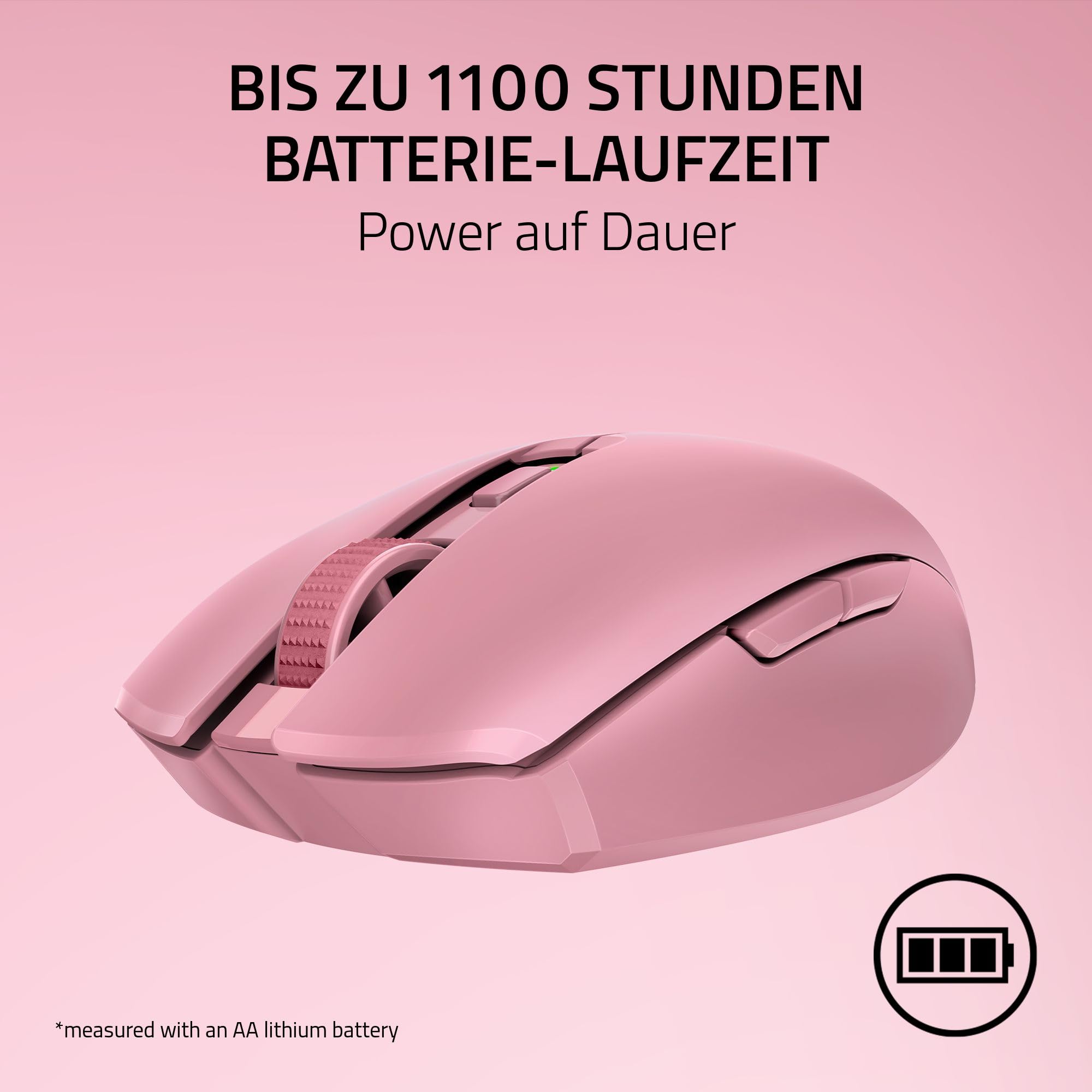 Razer Orochi V2 - Mobile kabellose Gaming-Maus - HyperSpeed und Bluetooth - Optischer Sensor 18K DPI - Maus-Schalter 2th Gen - 60 g - Betrieb mit AA/AAA-Batterien - PC/Mac | Quartz