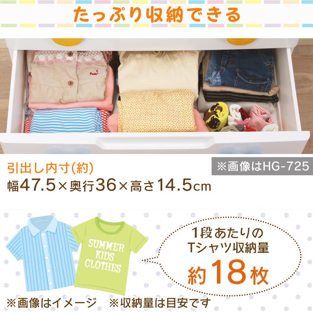 Amazon.co.jp: アイリスオーヤマ チェスト キッズ キッズカラー 4段 幅 Amazon.co.jp: アイリスオーヤマ チェスト キッズ キッズカラー 4段 幅