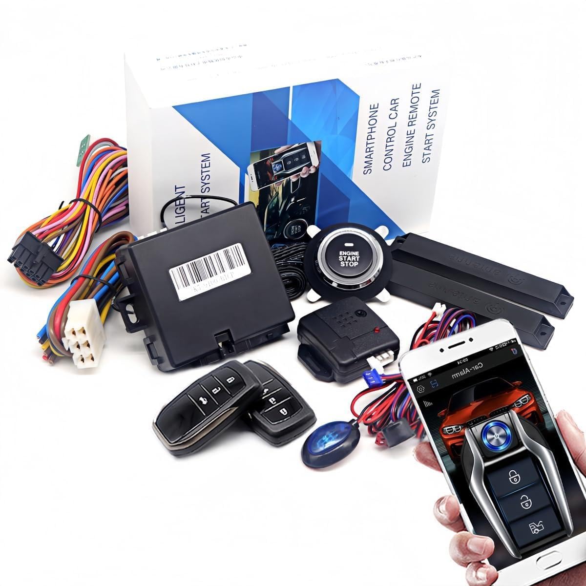Keyless Open Funkfernbedienung Für Transporter T5/T6 2003-Present, Zentralverriegelung Gewerbe Transporter, Inkl. 2 Schlüsselanhänger