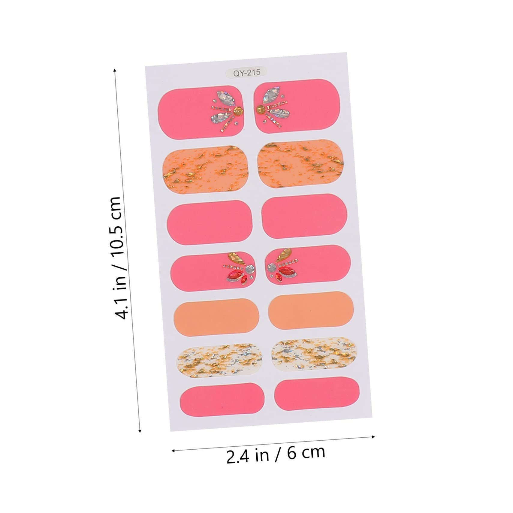 Healvian 30fogli Decalcomanie Per Unghie Di Adesivi Per Nail Art Con Design Elegante e Facile Applicazione Accessori Manicure Per Unghie Semipermanenti e Decorazioni Professionali