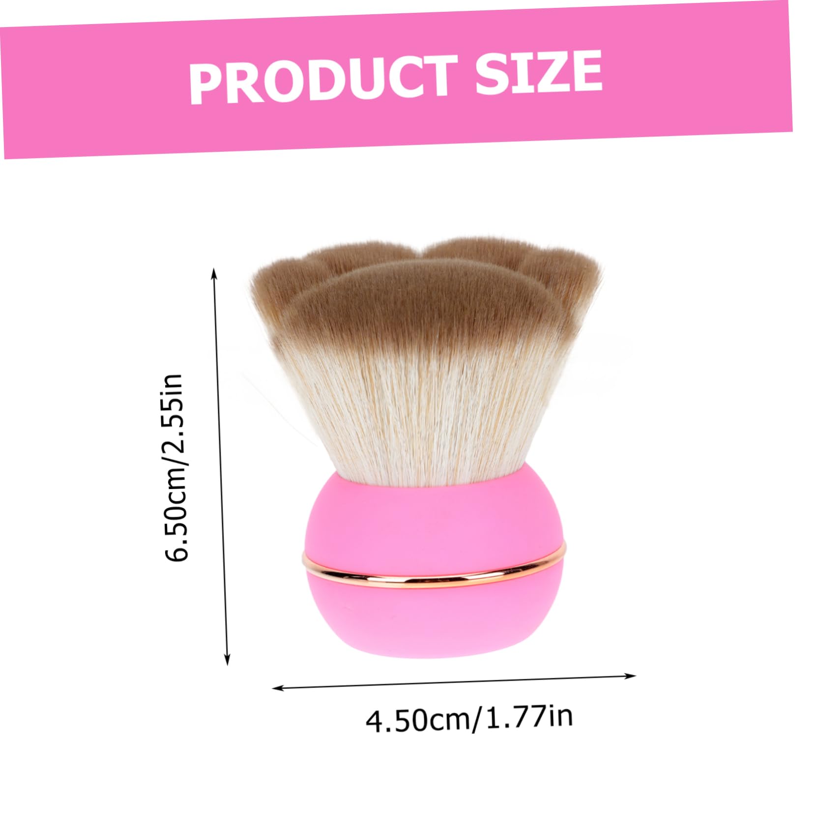 Mikinona Blush Powder Applicator Makeup Brush Set of Makeup Brushes Portable Non-shedding for Natural Coverage