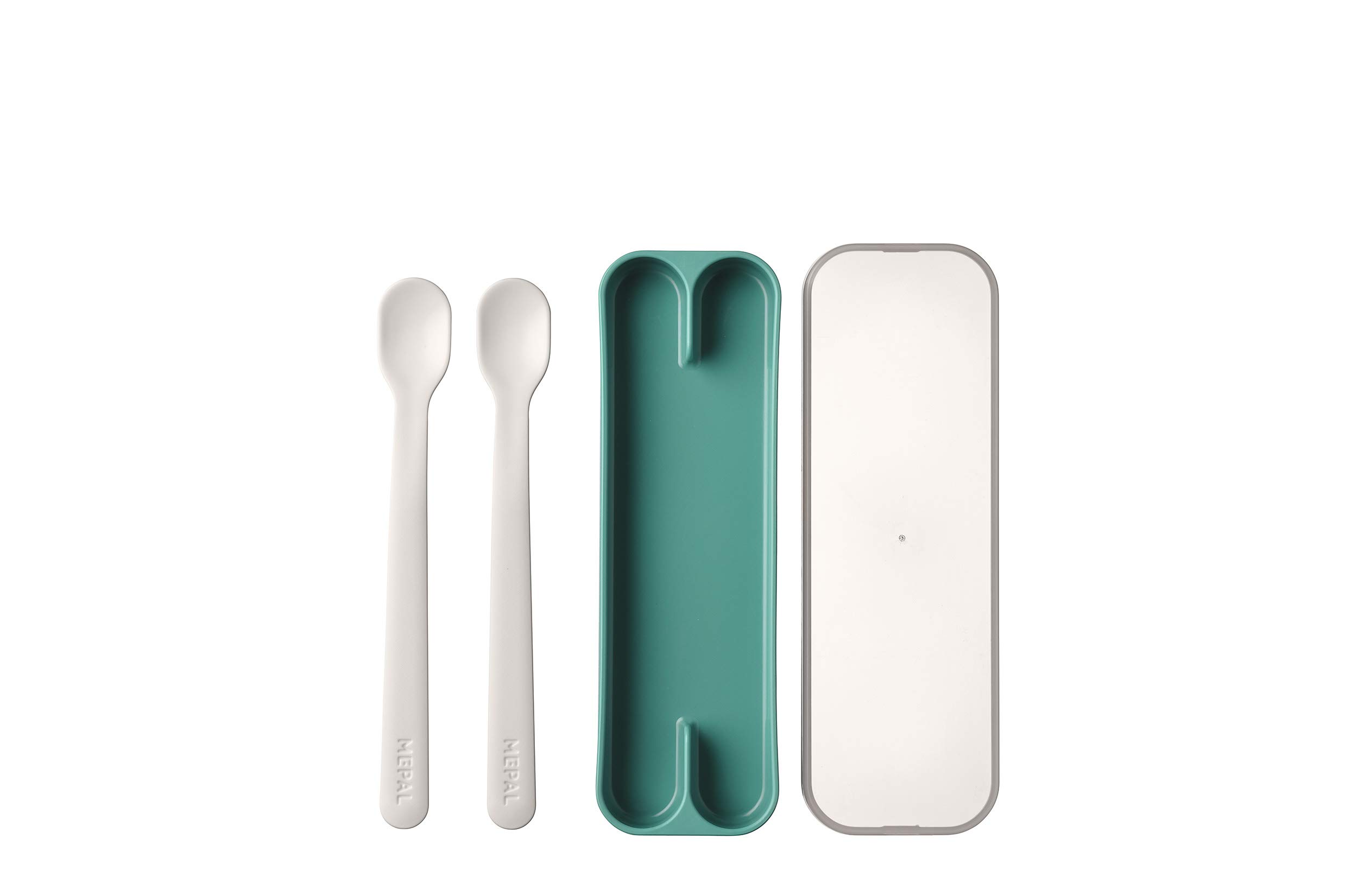 Mepal – Fütterlöffel Mio – Babylöffel – Kleinkind Fütterlöffel – Baby Besteck – Spülmaschinengeeignet – BPA frei – 2er Besteck Set… – Ansicht 2