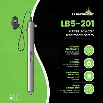 Luminor BLACKCOMB 5.1 LB5-151 Whole House UV System, 15 GPM, 1 Inch MNPT