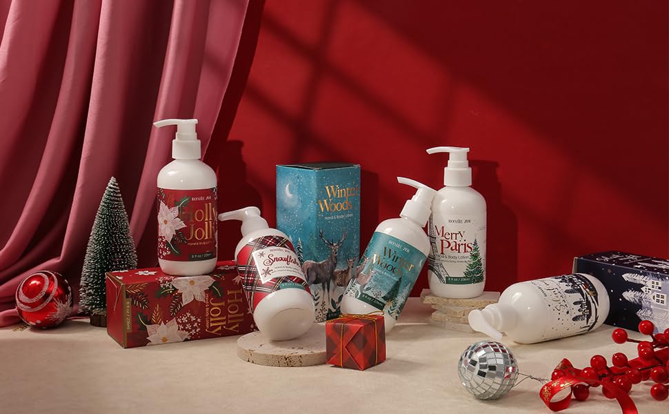 Christmas Hand & Body Lotion with Moisturizing Shea Butter for All Skin Type- Silent Night - Spruce Scent - 236 ML / 8 FL OZ image 7 of 7 B0CKP1JY5Q