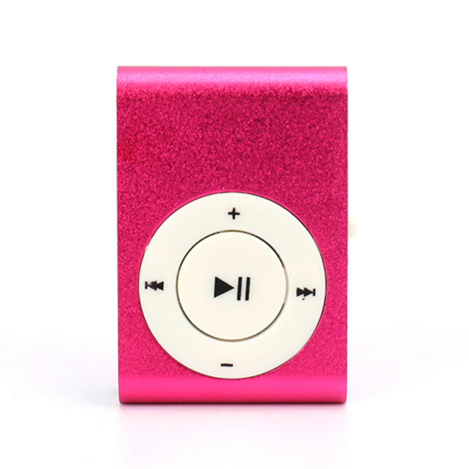 Clip On MP3 Player with Expandable Memory Slot High Fidelities Sound Builtin Battery for Music On The Go