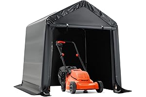 Temporary Shed: MELLCOM 6x6ft Portable Outdoor Carport