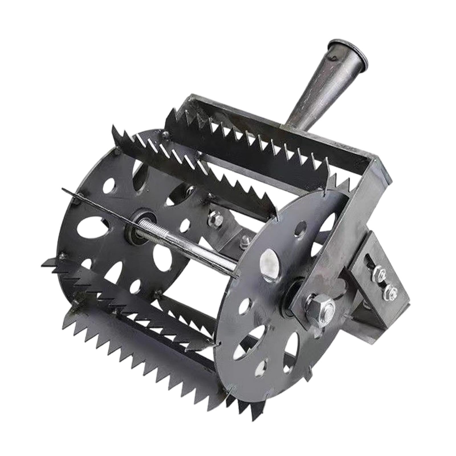 Desmalezadora Rotativa, Aireador de Césped, Cultivador Manual de Mano Resistente para Eliminar Malezas, Cultivador Manual de Empuje para Jardín, Patio