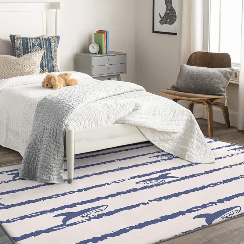 Miniatura 17 de Alfombras lavables para entrada, sala de estar, dormitorio, alfombra de peces y decoración del hogar, alfombra de área de pesca de 2 x 3 pulgadas