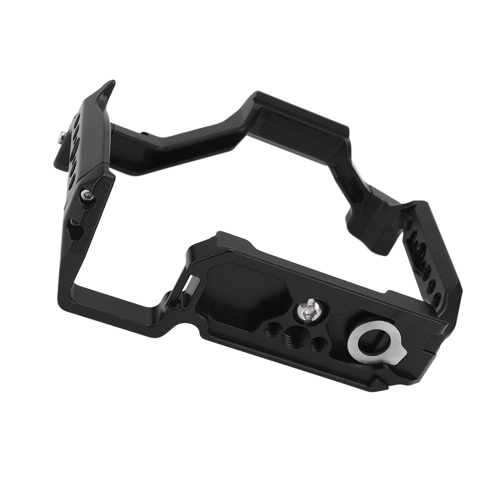 Jaula de Cámara S5 II, Estabilizador de Plataforma de Cámara para Hacer Videos de Aleación de Aluminio con Orificio de Tornillo de 1/4 3/8 Pulgadas, Interfaz de Zapata Fría, para