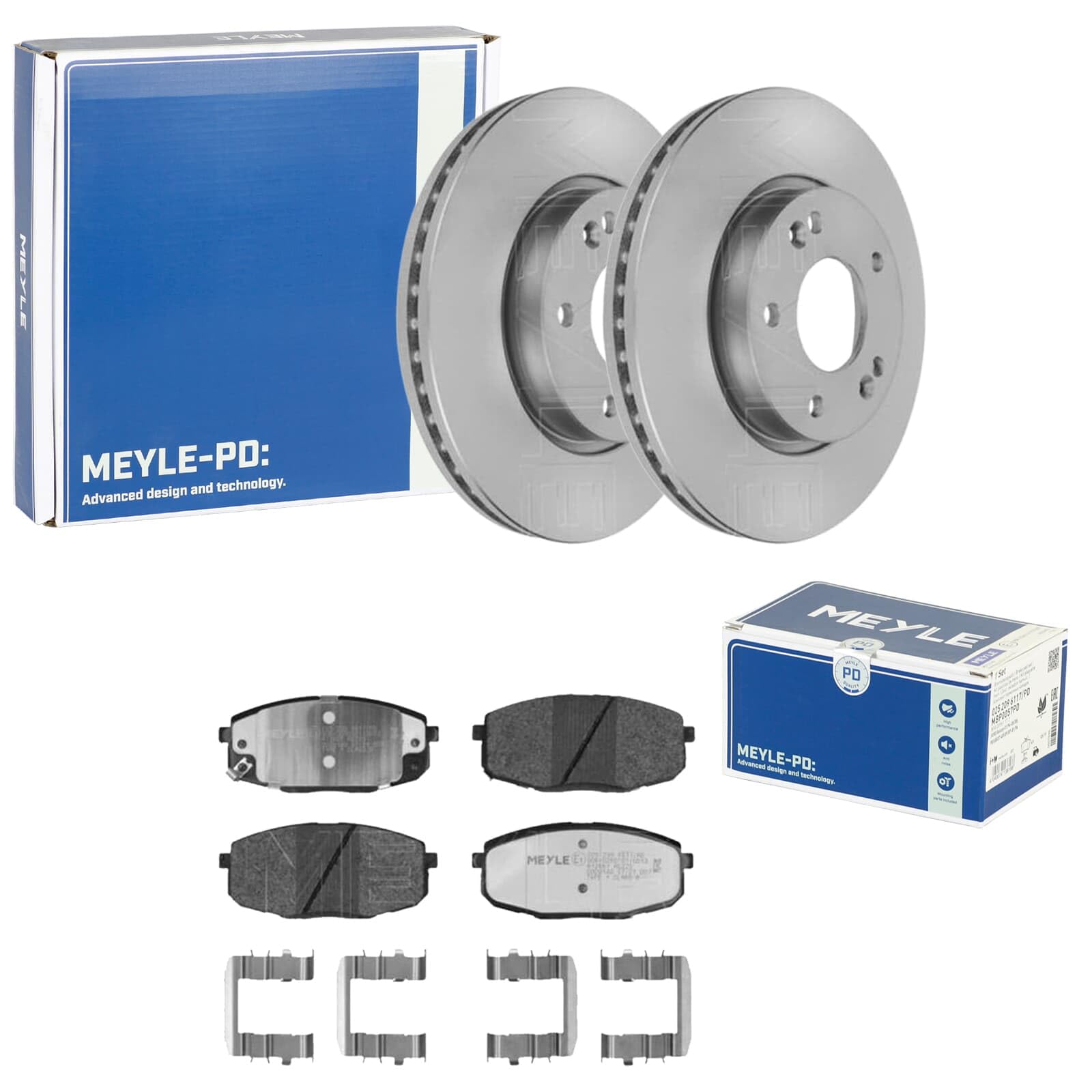 Meyle Pd-Bremsenset 280mm vorne | 28-155210022/PD + 0252396617/PD Kompatibel mit Cee'd Schrägheck (ed),cee'd SW (ed),pro Cee'd (ed)
