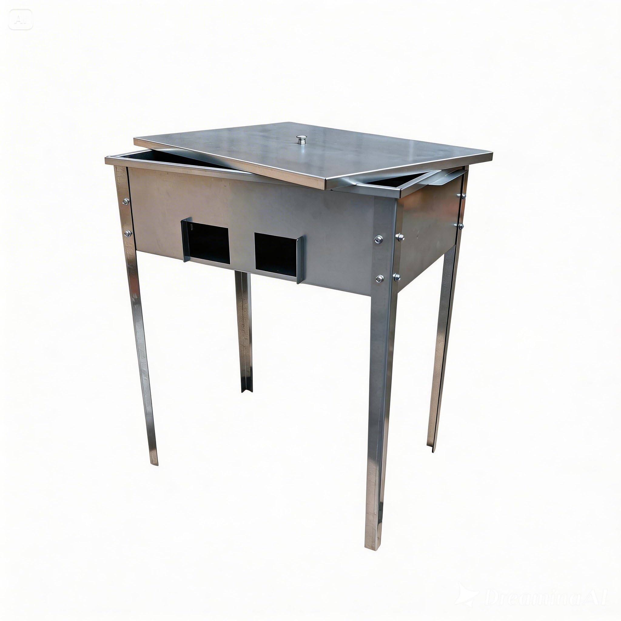 Boxob Barbecue a carbonella Messina con coperchio (35x50)