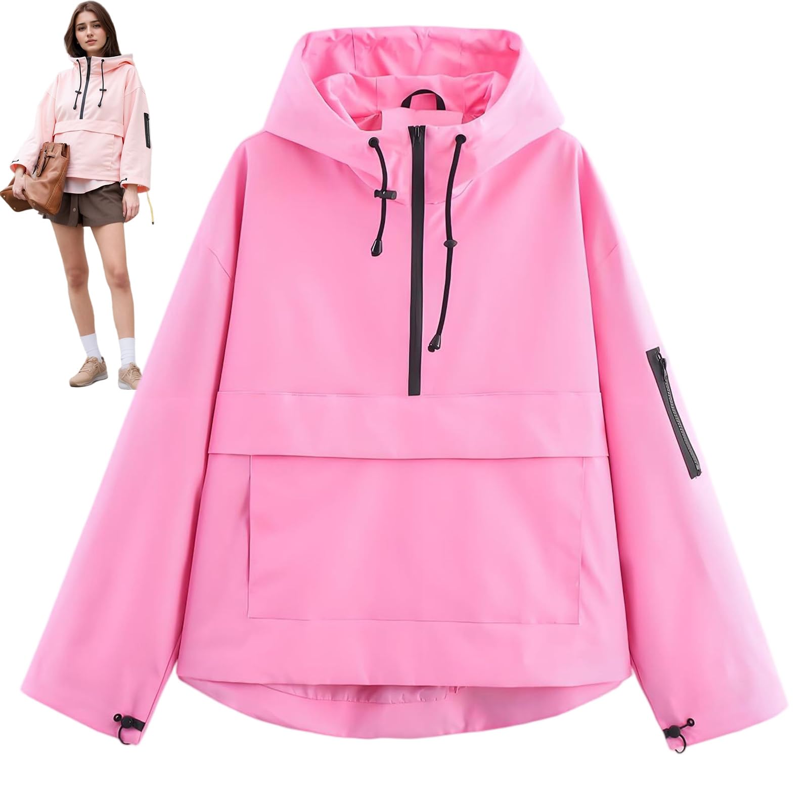 Women's 3-in-1 Winter Jacket - Waterproof and Windproof Outer Shell, Hooded for Ski,Outdoor Adventures and Cold Weather Use