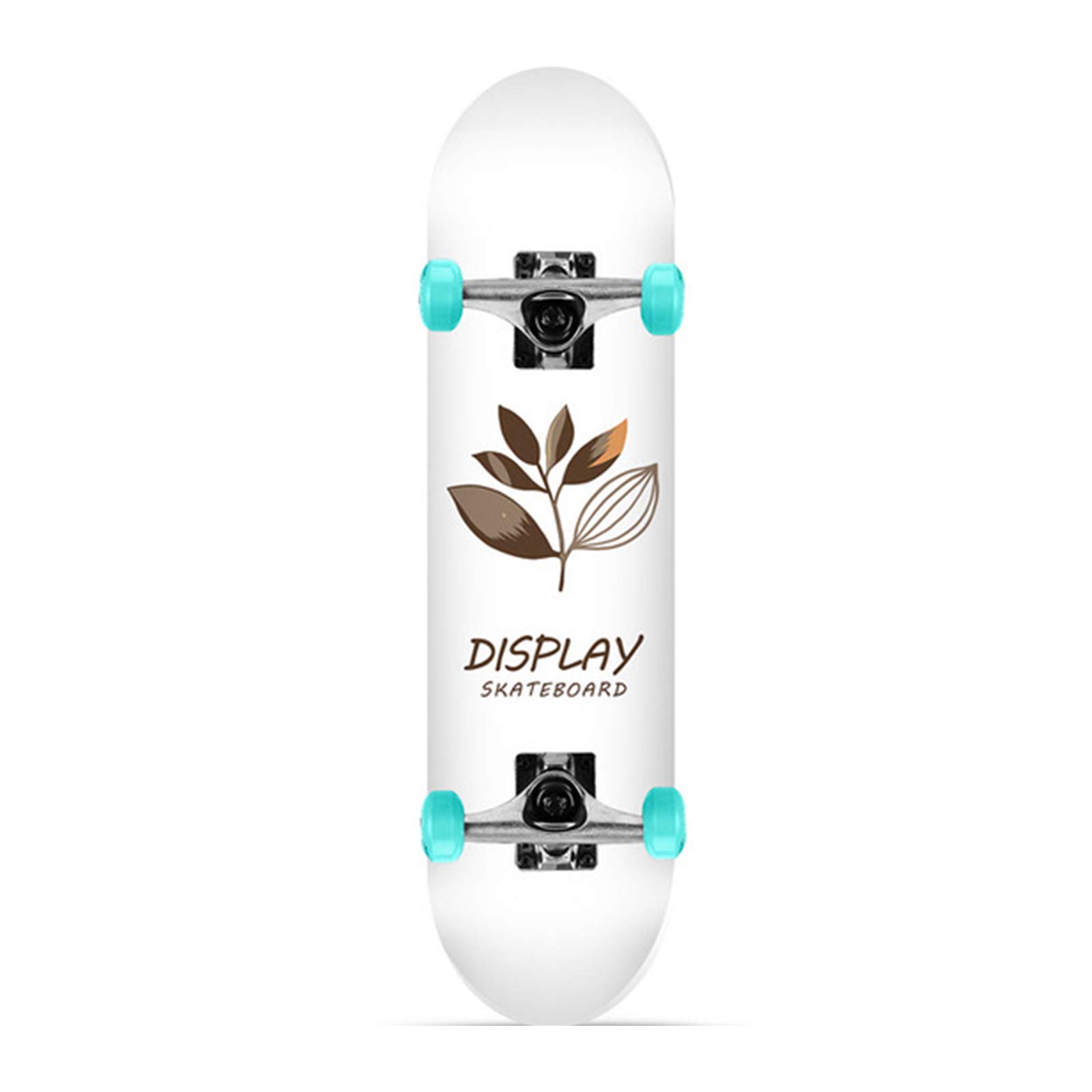 Planche à roulettes complète 31x8 pouces cruiser rétro double kick pour adultes et enfants