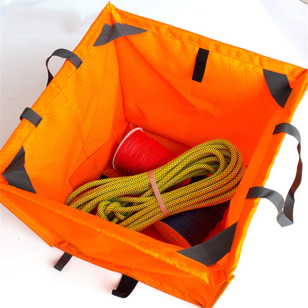 Sac de Rangement pour Corde à Lancer, Panier de Rangement pour Corde d'escalade Pliable, boîte de Rangement pour la Formation en Plein air