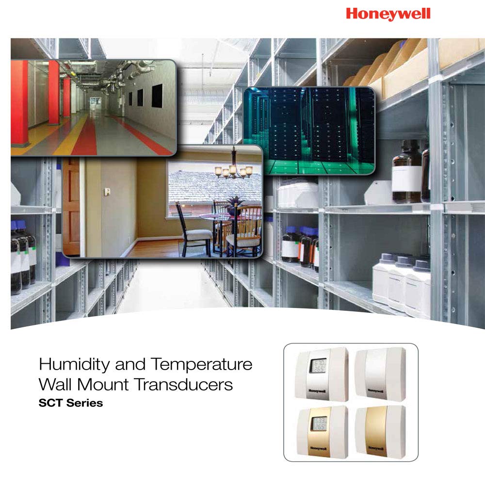 Honeywell SCT HWB43SDS Humidity & Temperature Wall Mount Transducers (Temperature Range: -5°C to 55°C Without LCD Display & 0V to 10V Output) by Instrukart