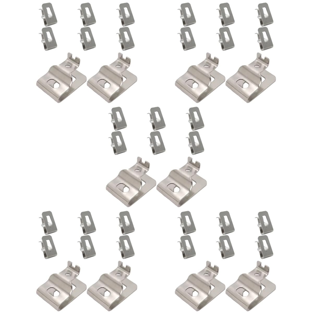 Operitacx 5 Set Clip Da Cintura Chiave Porta Trapano Per Cintura Portautensili Porta Cinture Clip Da Cintura Per Trapano A Batteria Gancio Per Cintura Silver 8 Pezzi*5