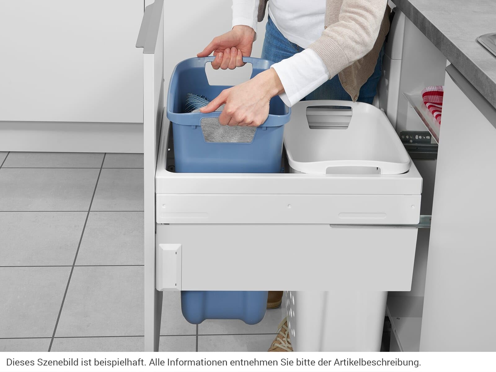 Hailo Laundry Carrier 450-3270461 Einbau Wäschesammler