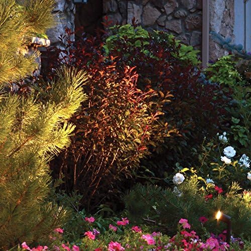 Miniatura 5 de DEKOR Foco LED de alta salida para iluminación de bajo voltaje para paisaje y uso al aire libre (negro de metal antiguo)