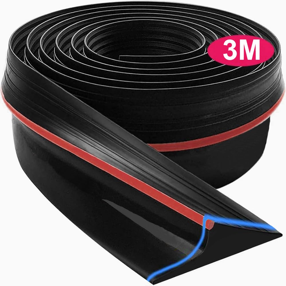 Joint Porte Garage - Isolant Seuil Porte de Garage Basculante & Sectionnelle, Bas de Porte de Garage (Standard 3m*9cm*1.6cm)