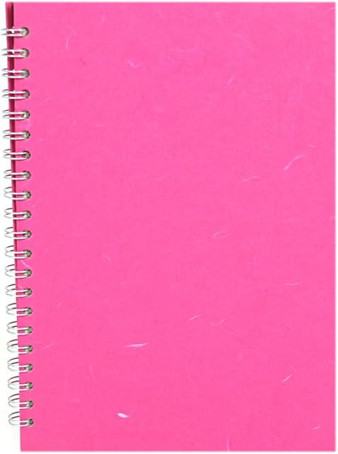 A4 Pink Pig Sketchbook with Mulberry Bright Pink Covers | White Paper