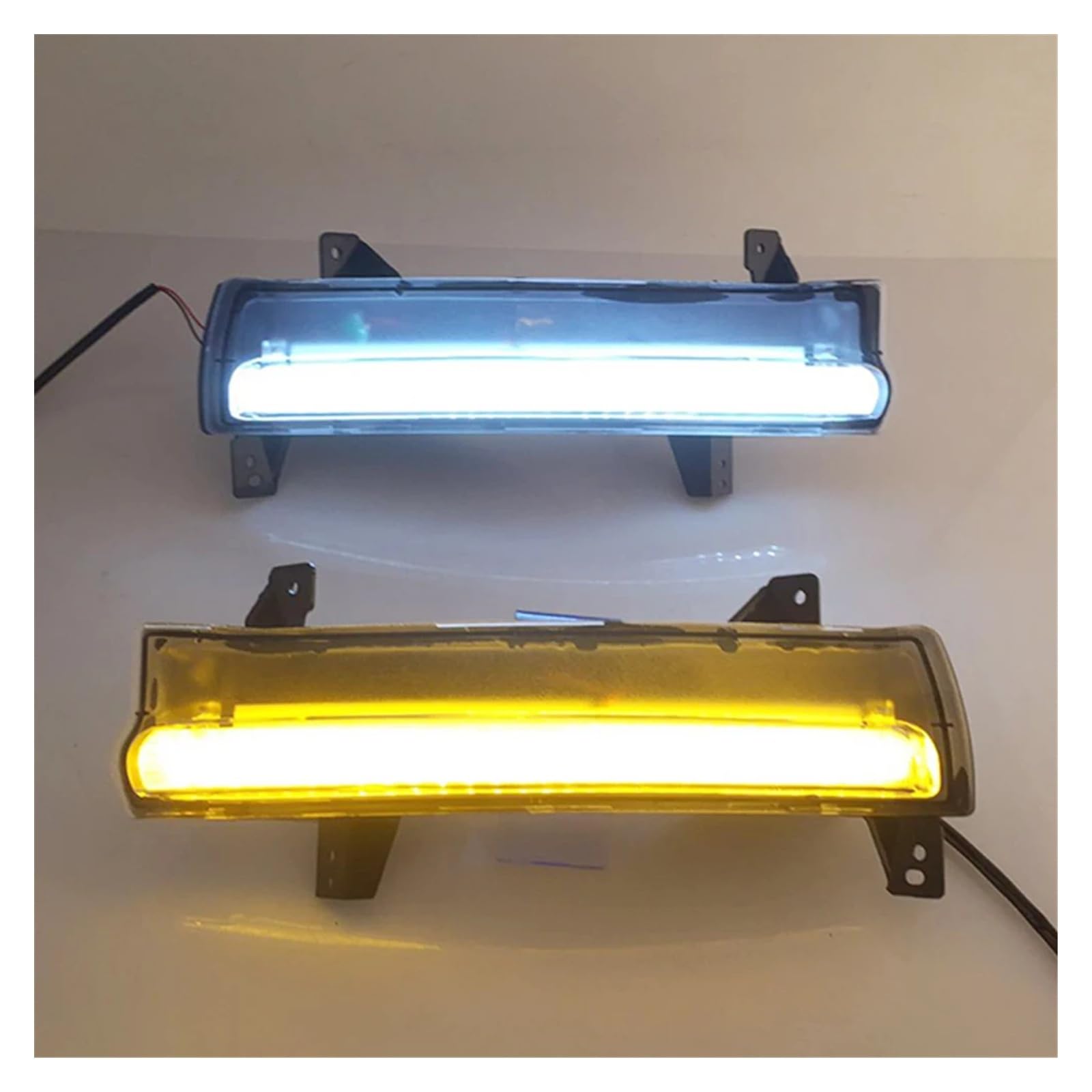 Per Jeep Per Compass 2017 2018 2019 2020 Con Indicatore Direzione Giallo Dinamico Luce Per Auto LED DRL Fendinebbia Luce Di Marcia Diurna Indicatori Specchietto Retrovisore(Model B)