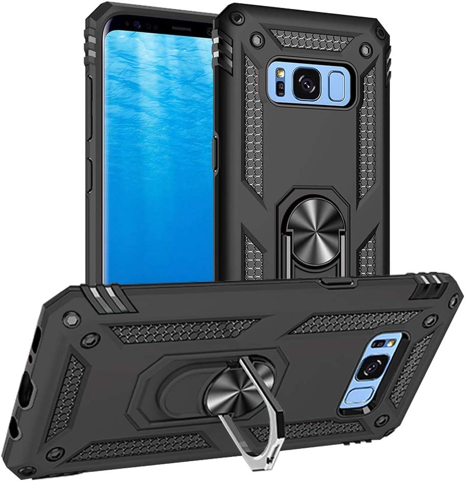Helix Hard Thunder Back Cover Kick Stand Hybrid Case Cover for Samsung Galaxy S8 (B09FFLYJZ3) Amazon Price History, Amazon Price Tracker