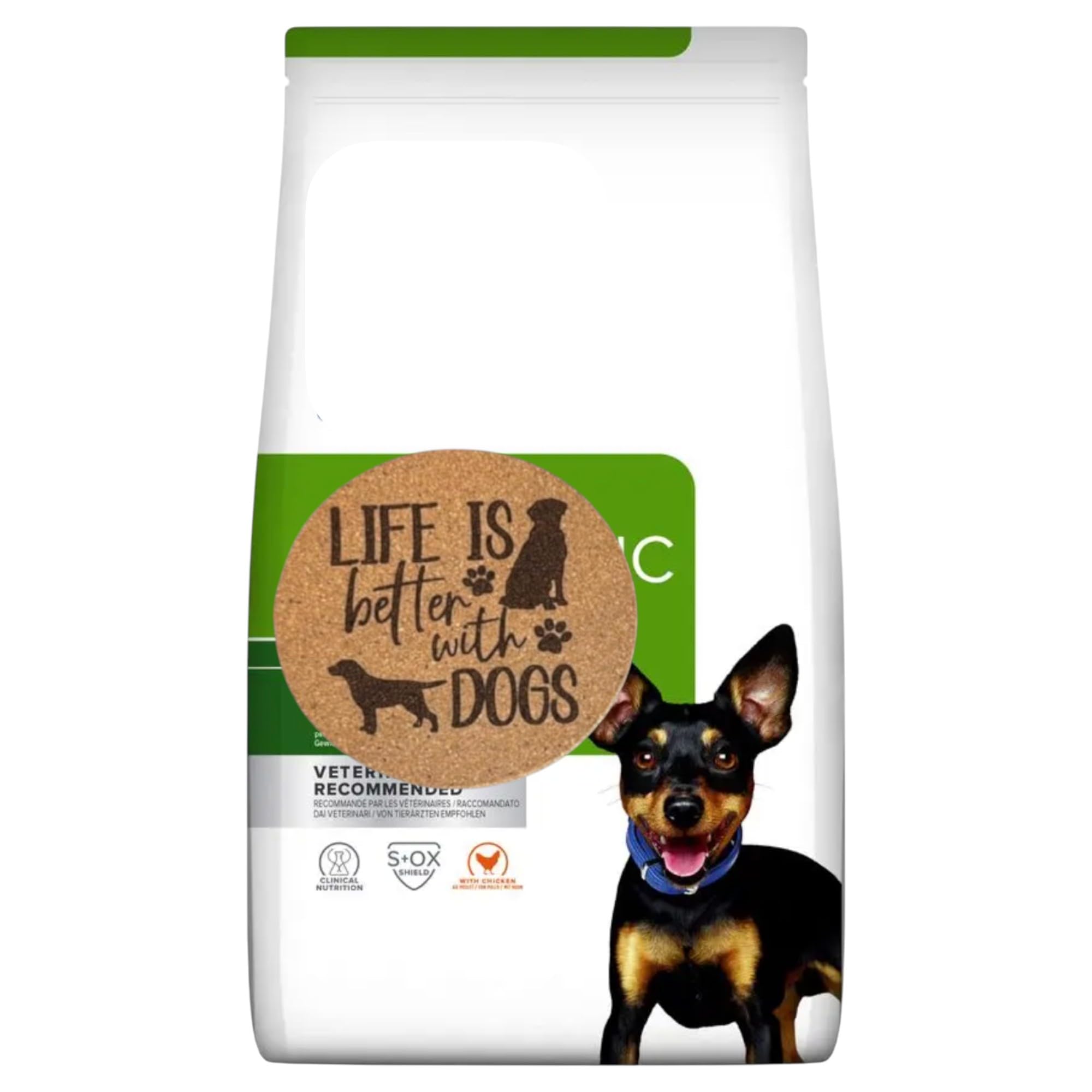 AETN Creations Prescription Diet Metabolic Weight Management Mini Dog Food Bundle 1kg Dry plus AETN Jerky Treat, Designed to Support Weight Control for Small Breed Dogs