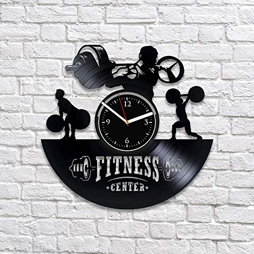 Clock Fitness Vinyl Record Clock No Pain No Gain Wall Clock Gym Xmas For Woman Sport Art Gym Clock Sport Clock Fitness Vinyl Record Wall Clock Gym Birthday For Him No Pain No Gain Wall Clock #TOP1