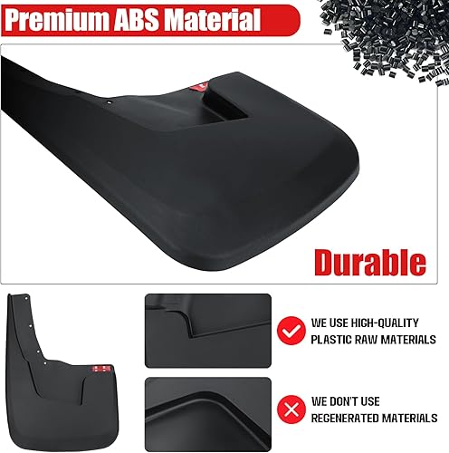 Miniatura 4 de Aletas de barro compatibles con Dodge ram 1500 2019 2022 2021 2022 2023 con guardabarros OEM, no requiere perforación, accesorios