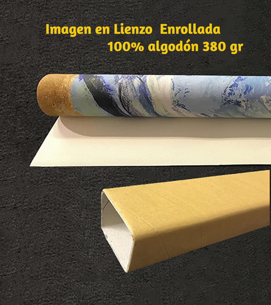 Feeling at home LAMINA sobre LIENZO ENROLLADA Horizonte de Barcelona 05 Ferriz Jose - Lugares Rectangular Canvas 380gr-100% Algodón cm_48_X_149