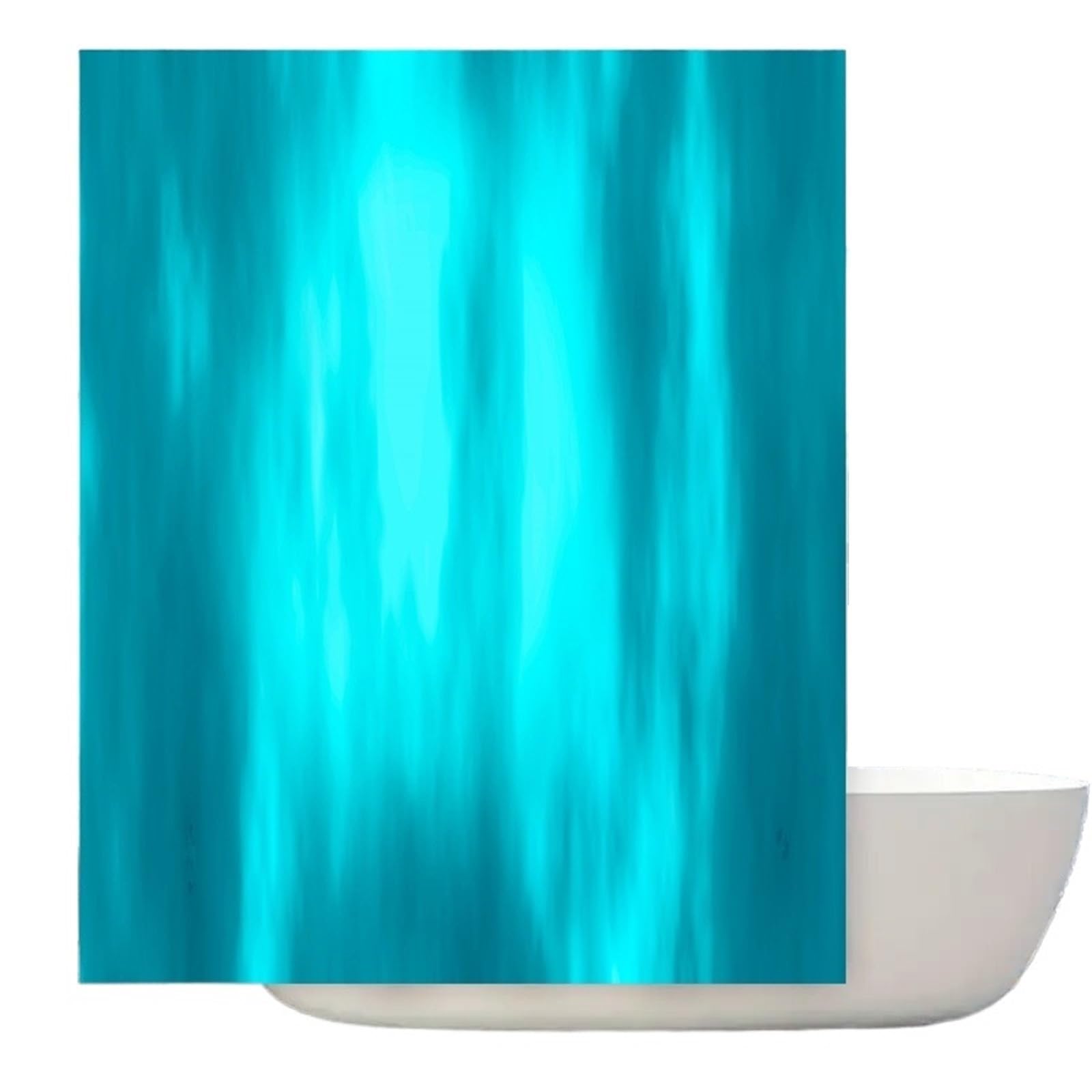Rideau de douche aquarelle pour une décoration de salle de bain zen
