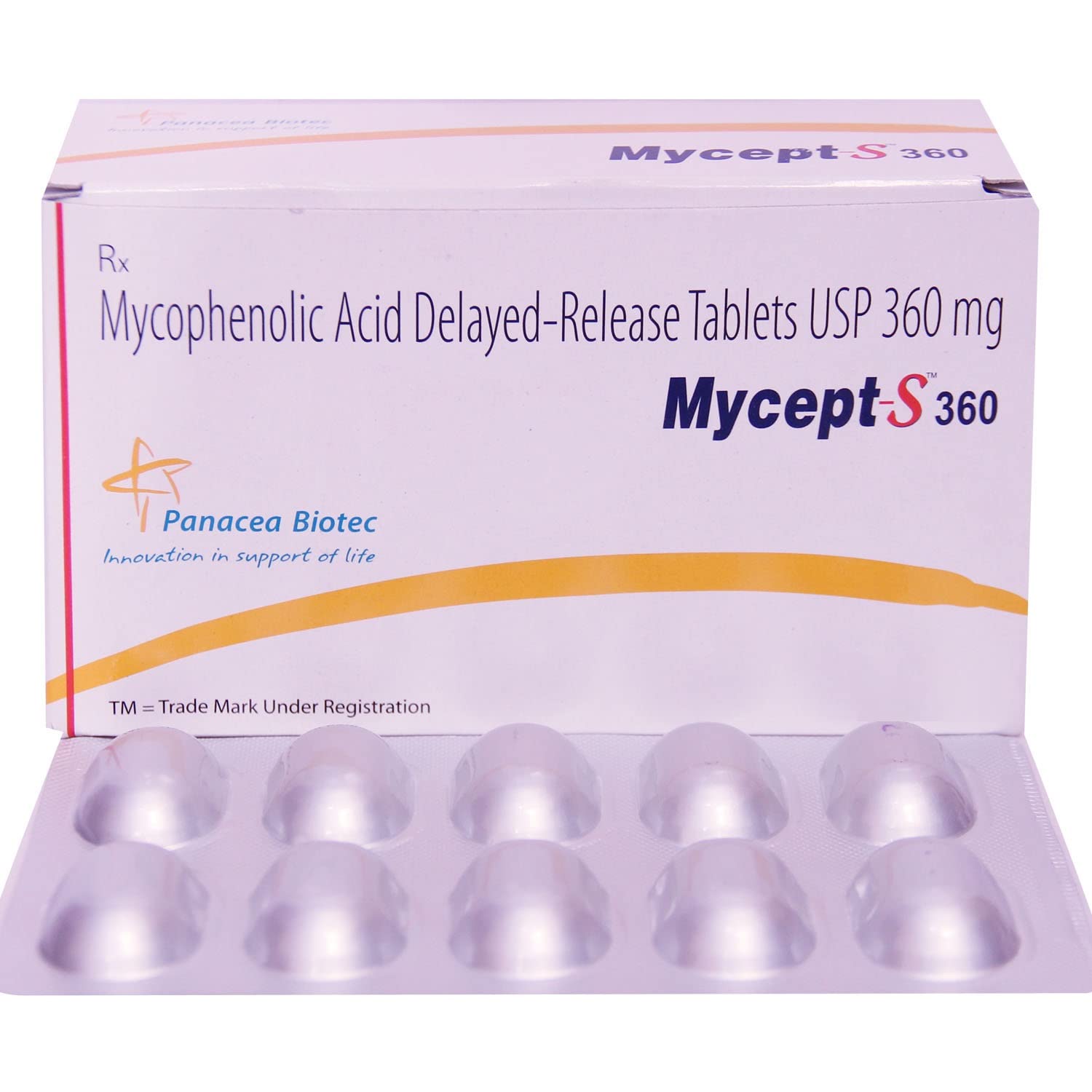 Mycept-S 360MG - Strip of 10 Tablets