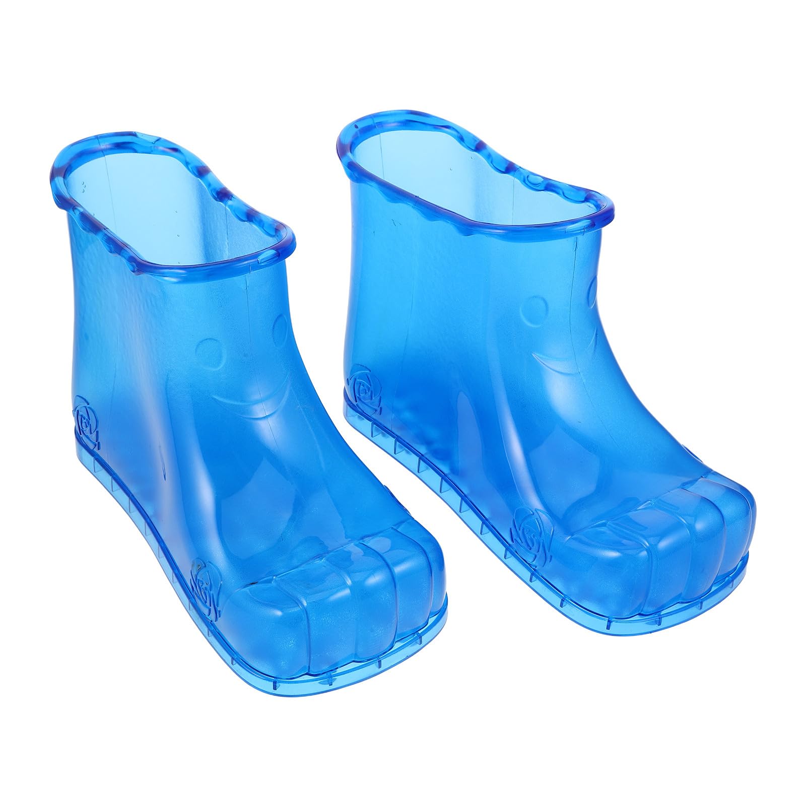 TOPBATHY Fußbad Schuhe aus Pvc Hochgeschnitten mit Massagefunktion Kompakter Fußbadeschuh für Damen und Herren Tragbar für Zuhause und Reisen