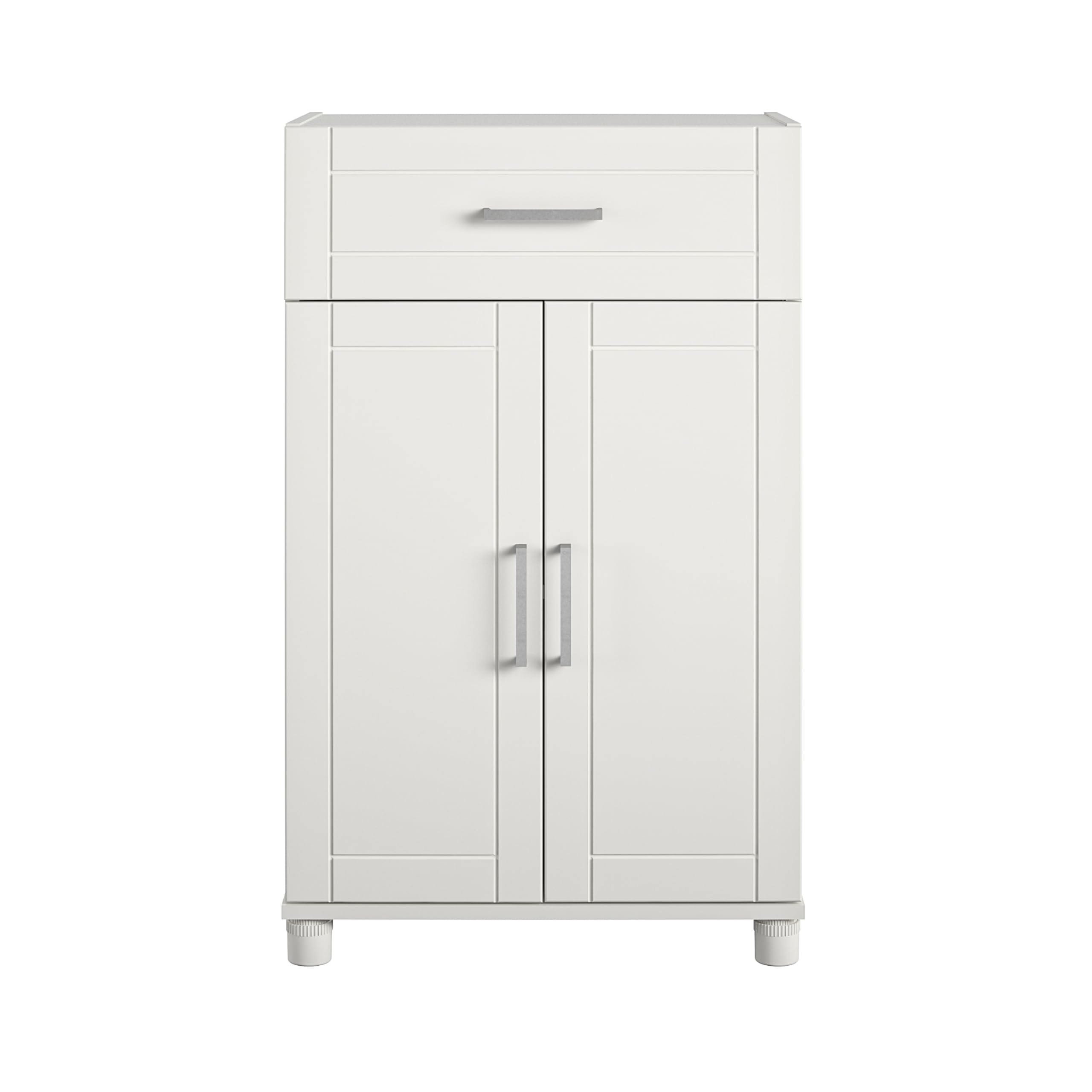 SystemBuild Callahan 24" 1 Drawer/2 Door Base Storage Cabinet in White