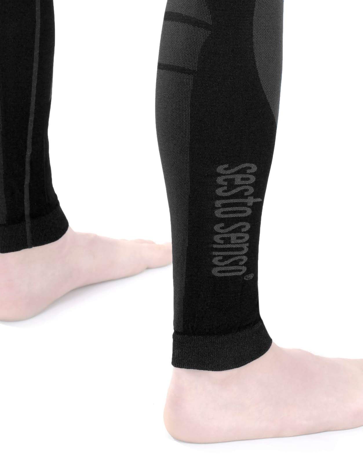sesto senso Herren Funktionsunterwäsche Lange Leggings Unterhose Sportunterwäsche