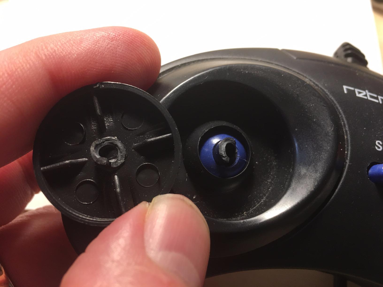 D-Pad snapped off within 3 months of light use.