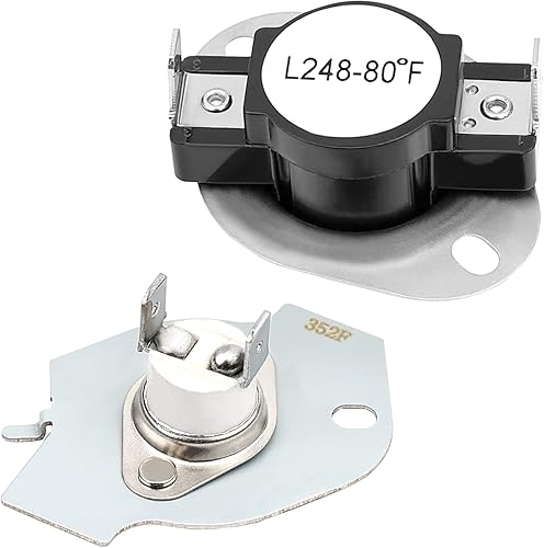 279769 - Kit de corte térmico para secadora, compatible con secadores Whirl-pool y Ken-more - Reemplaza 3389946 3398671 3977394 695563 AP3094224