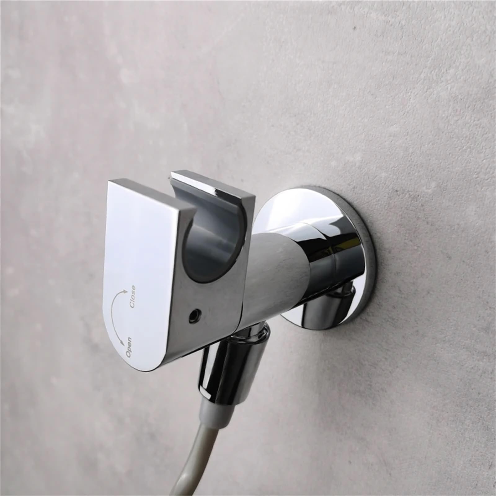 Bidet-Sprühset aus verchromtem Messing