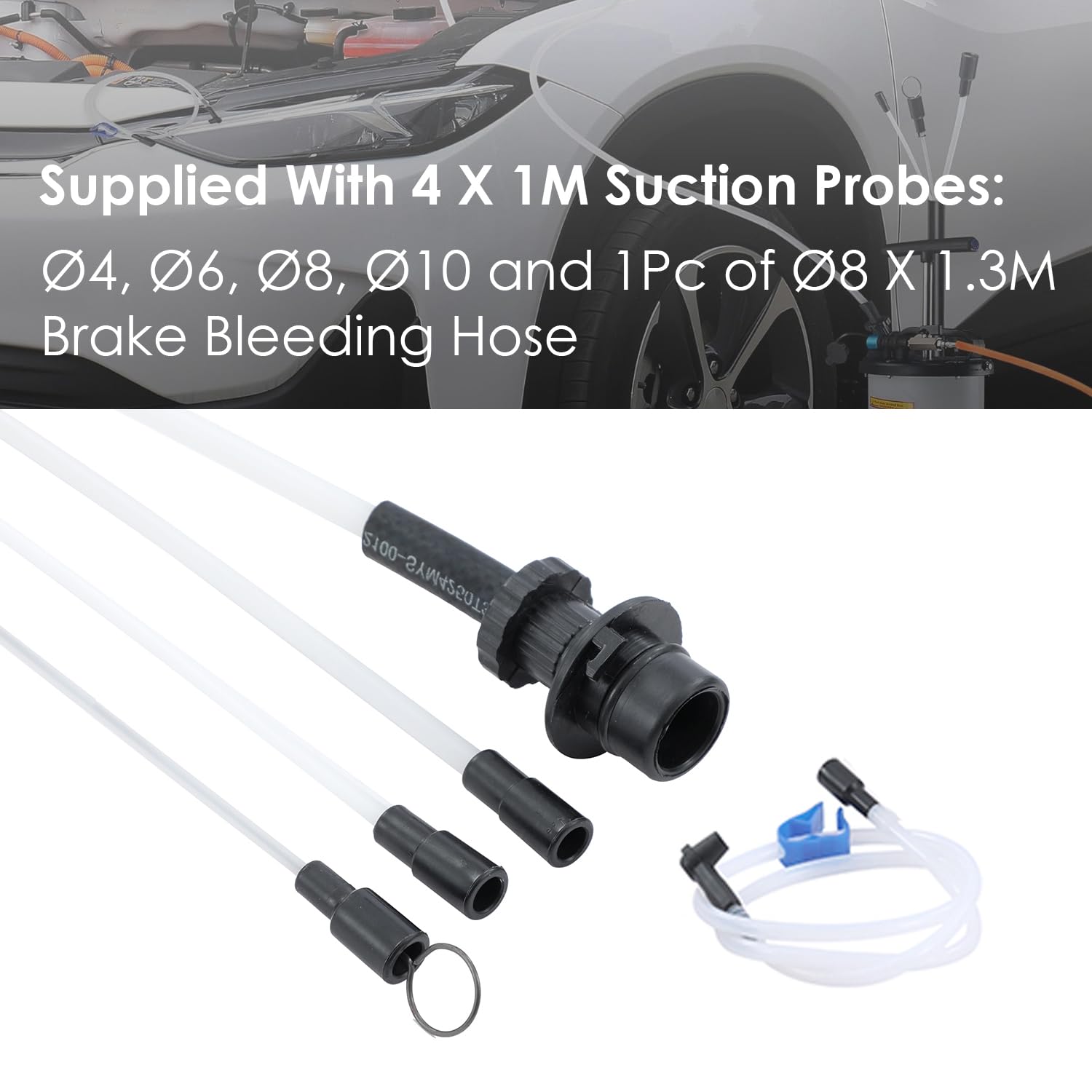 Pompa Estrattore Olio GOTLUCK 5,3L - Manuale E Pneumatica, Con 6 Tubi, Per Cambio Olio - Foto 4