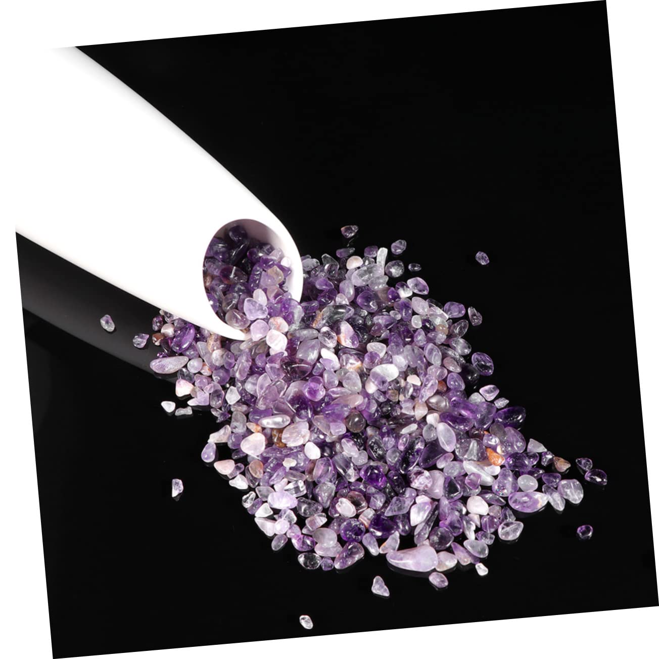 MAGICLULU Pietre Smagnetizzate di Cristallo Naturale da 500 G Ciottoli per Vasi di Fiori Acquari E Paesaggi Esterni