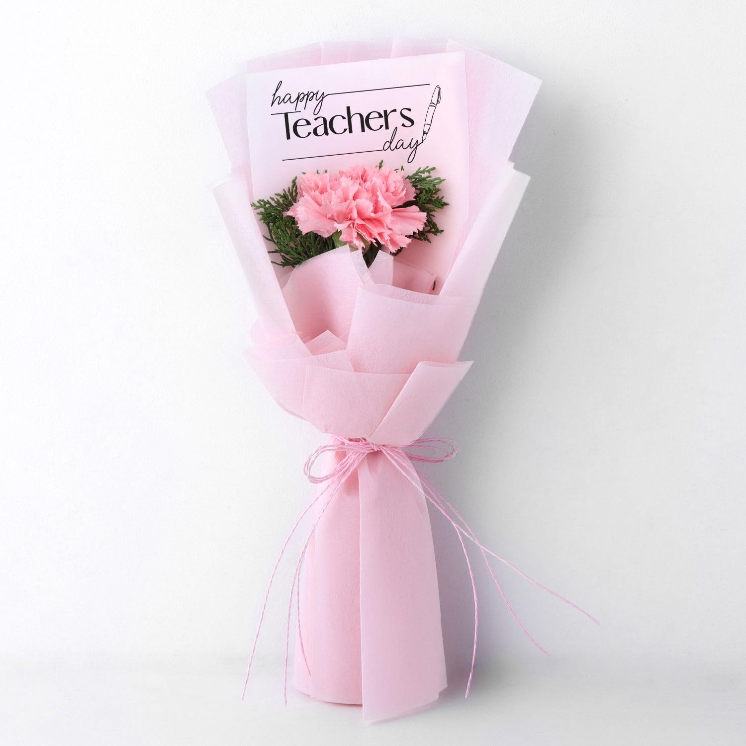 fnp Happy Teacher's Day Carnation Bouquet For Birthday Gift, Anniversary Gift, Women's Day Gift, Valentine's Day Gift & Gift For Special Occasion, Wedding Flower Bouquet, Fresh Flower Wedding Gift-image-32