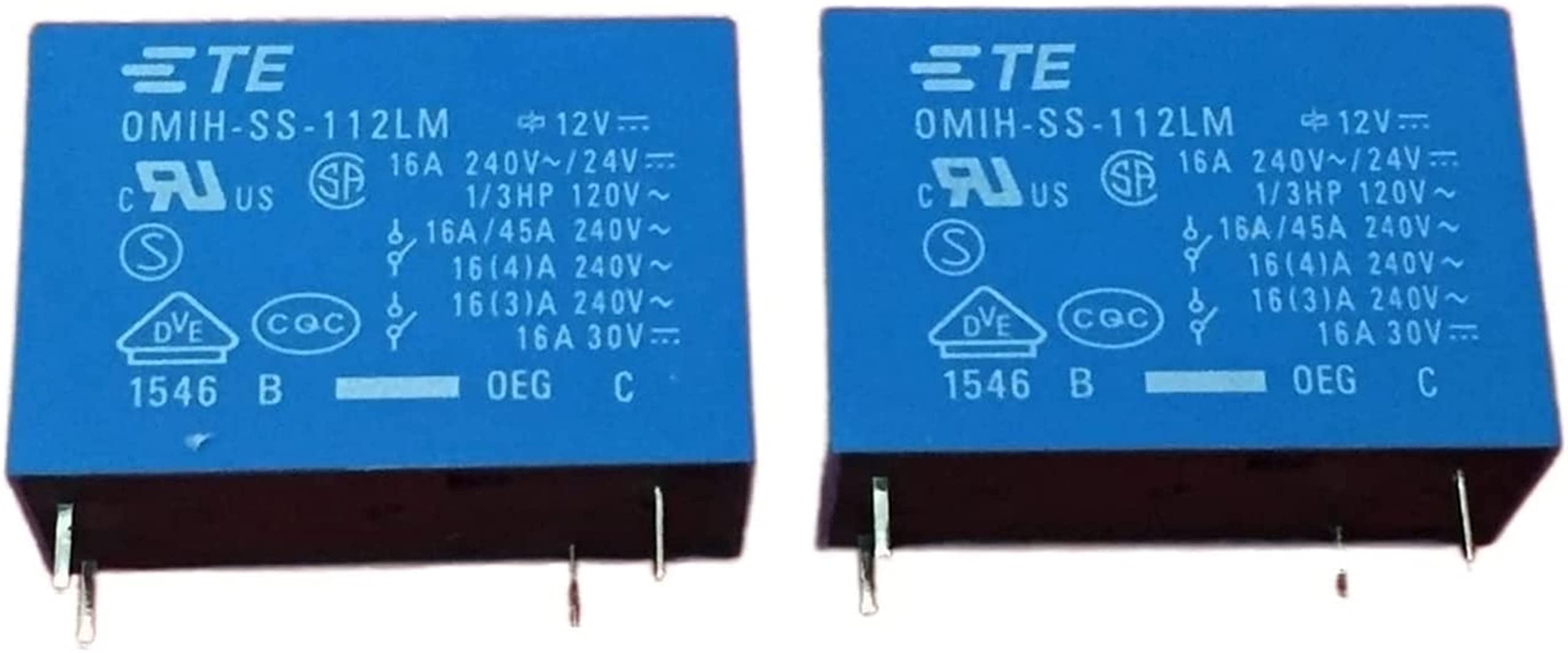 LKPEHTAGN Relay 10pcs OMIH-SS-112LM 16A 4PIN