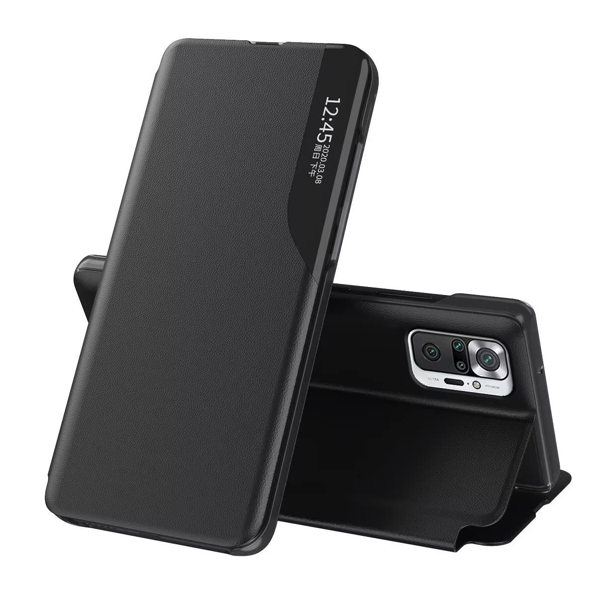 EASSGU Custodia In Pelle PU Per Redmi Note 12 Pro+ 5G – Stile Business Con Retro In Pelle – Colore Zaffiro