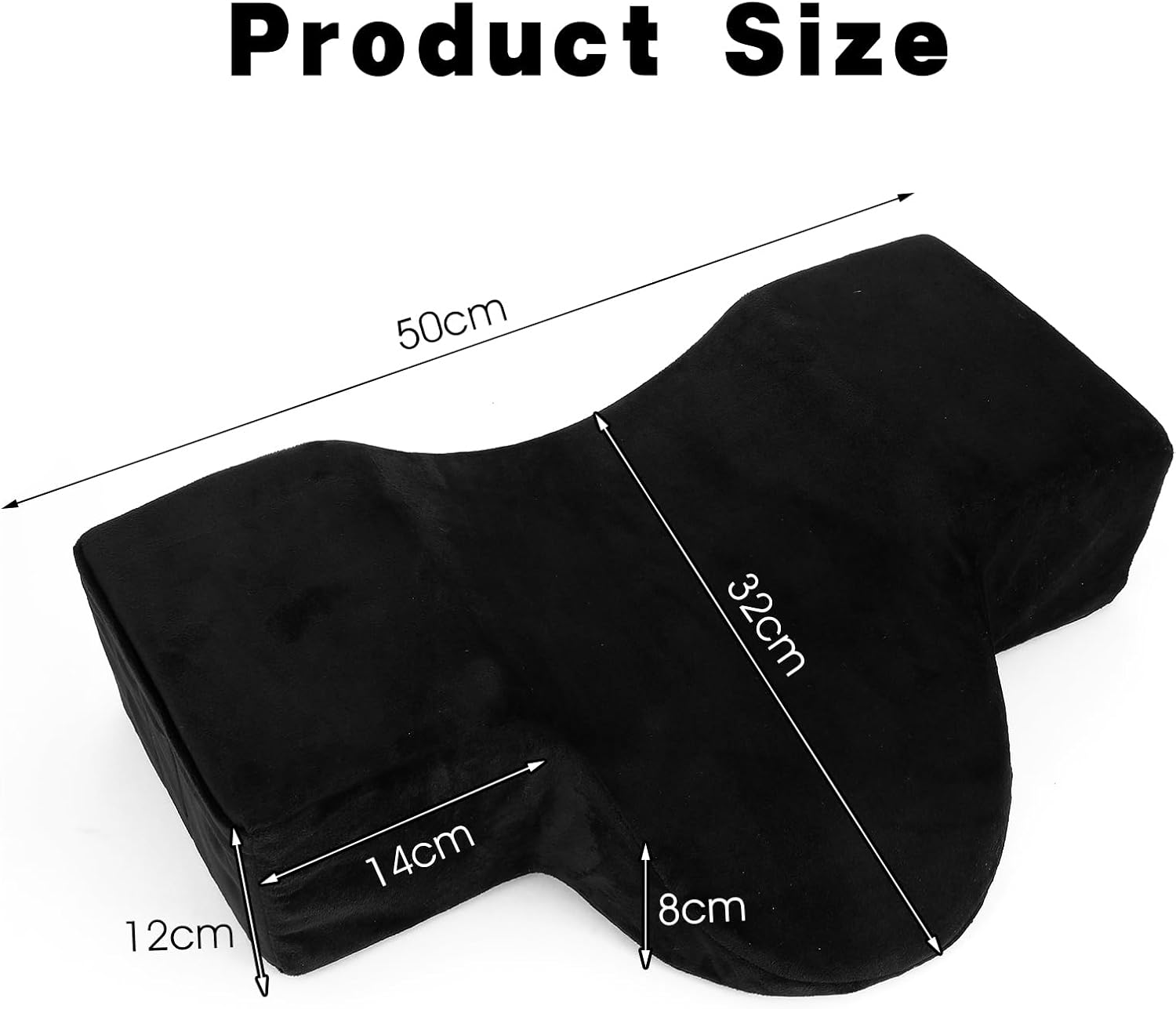 Beauty Salon Lashing Pillow,Comfortable Velvet Memory Foam Eyelash Extension Pillow,Ergonomic Neck Pillow,Protect The Neck When Used for Lash Extension Grafting Make Up