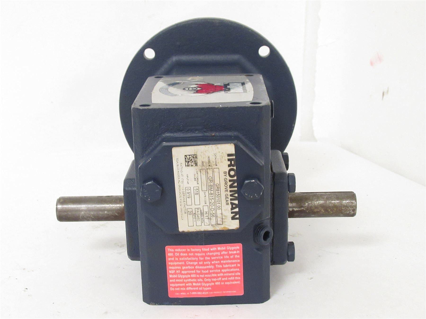 Grove Gear GR-BM815-20-D-56; Worm Gear Speed Reducer; 20:1: Amazon.com:  Industrial & Scientific